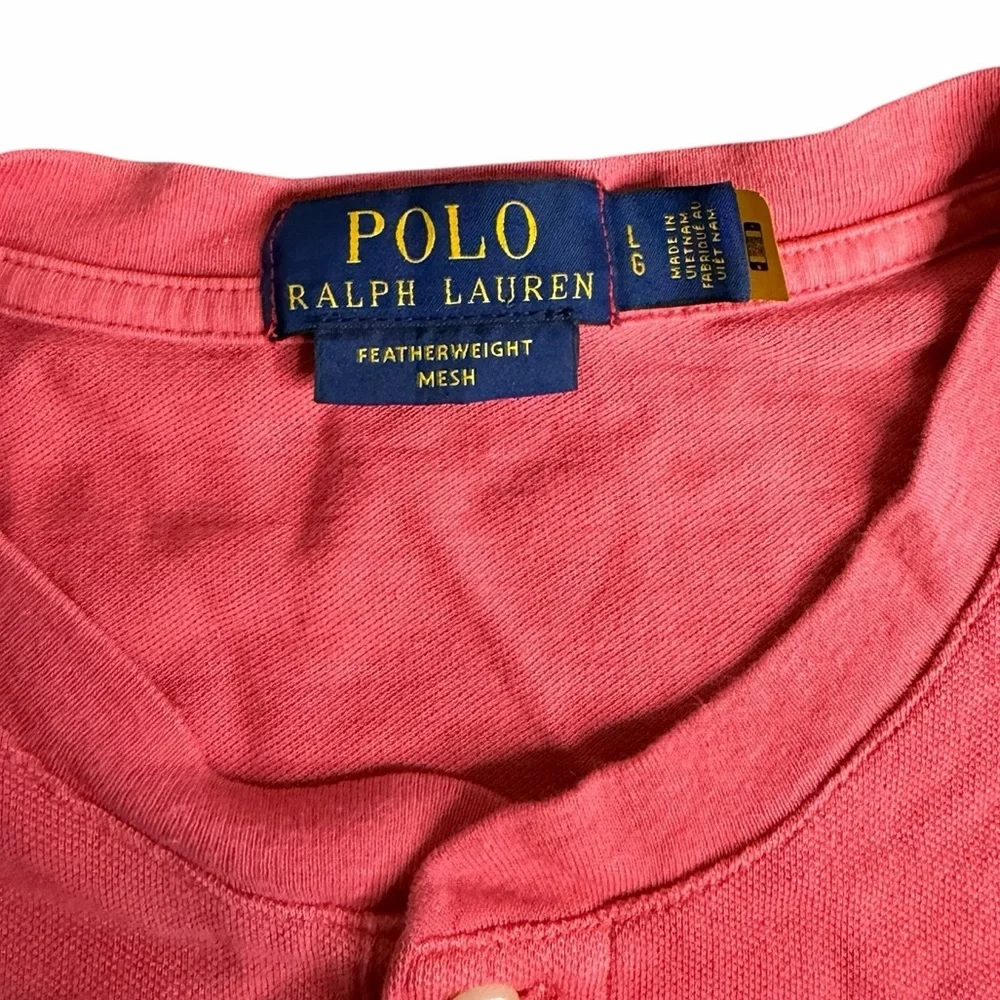 Polo Ralph‎ Lauren Featherweight Mesh Henley Shirt Large